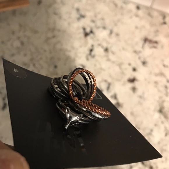 H & M Rings ‼️ Size : S .!! Colors : Black , Silver , and Gold .!! - Picture 2 of 3